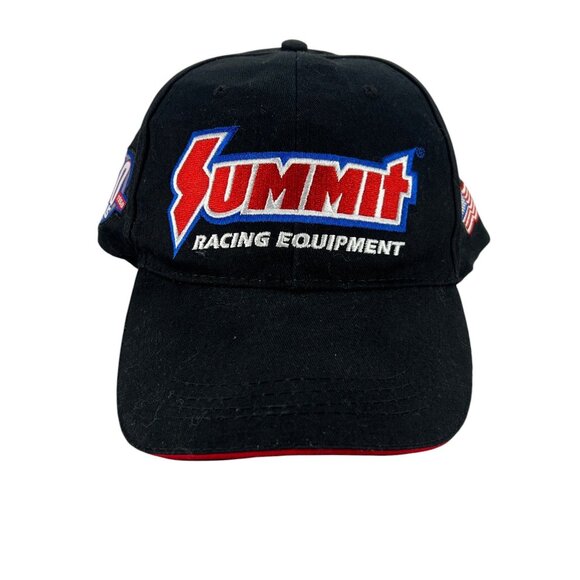 Summit Racing Black Embroidered Cap 50 Years Logo Cotton Adjustable OS Casual - Picture 1 of 10